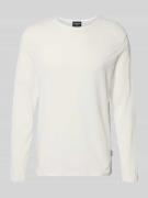 Strellson Regular Fit Pullover aus Baumwoll-Mix 'PROSPECT' in Offwhite...