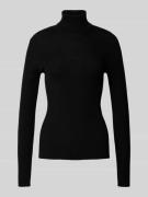 JOOP! Strickpullover mit geripptem Rollkragen Modell 'Kalis' in Black,...