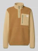 The North Face Sweatshirt mit Stehkragen in Camel, Größe XS