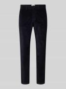 Jack & Jones Slim Fit Stoffhose in Cord-Optik Modell 'Marco' in Marine...