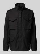 Alpha Industries Jacke mit Stehkragen Modell 'M-65' in Black, Größe L