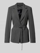 Marc Cain Blazer mit Reverskragen in Mittelgrau, Größe 34
