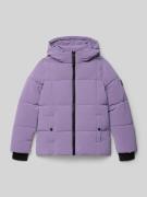 CARS JEANS Steppjacke mit Kapuze Modell 'TONYA' in Lila, Größe 140