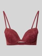 Calvin Klein Underwear Push Up BH mit floralem Spitzenbesatz Modell 'P...