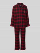 Polo Ralph Lauren Underwear Pyjama mit Stitching als Geschenkset in Ro...
