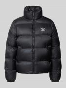 adidas Originals Regular Fit Steppjacke mit Logo-Stitching in Black, G...