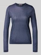 Christian Berg Cocktail Regular Fit Longsleeve aus Glitzer-Mesh in Dun...