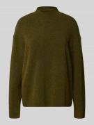 Marc O'Polo Denim Regular Fit Strickpullover aus Schurwoll-Mix in Oliv...