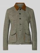 Polo Ralph Lauren Slim Fit Blazer aus Woll-Mix mit Pattentaschen in Bl...