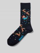 Happy Socks Regular Fit Socken mit Logo-Stitching Modell 'Sleigh' in M...