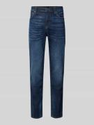 BOSS Orange Slim Fit Jeans aus Baumwoll-Mix Modell 'ONYX' in Marine Me...