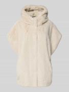 Beaumont Amsterdam Weste mit Kapuze in Offwhite, Größe 36