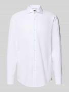 BOSS Slim Fit Businesshemd aus Baumwolle mit Kentkragen Modell 'HANK' ...