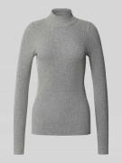 JOOP! Strickpullover aus Viskose-Mix mit Stehkragen Modell 'Koni' in H...