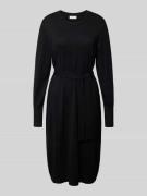 FREE/QUENT Strickkleid aus Viskose-Mix mit Bindegürtel Modell 'Conny' ...