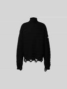 MM6 Maison Margiela Relaxed Fit Pullover aus Schurwoll-Mix in Black, G...