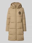 Lauren Ralph Lauren Steppmantel mit Label-Stitching in Beige, Größe L