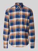 Fynch-Hatton Freizeithemd mit Knopfleiste in Marine, Größe L