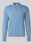 CK Calvin Klein Regular Fit Strickpullover aus Woll-Mix in Sky, Größe ...