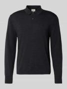 CK Calvin Klein Regular Fit Strickpullover aus Woll-Mix in Anthrazit M...