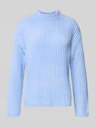 FREE/QUENT Strickpullover in Ripp-Optik Modell 'Thrill' in Hellblau, G...