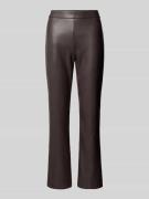 Raffaello Rossi Flared Bootcut Hose in Leder-Optik Modell 'MACY' in Du...