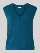 Tom Tailor Regular Fit Pullunder aus Baumwoll-Mix mit Woll-Anteil in P...