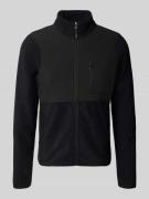 Blend Fleecejacke mit Reißverschlusstaschen Modell 'MARIO' in Black, G...