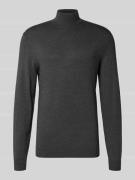 MCNEAL Rollkragenpullover aus Viskose-Mix in Dunkelgrau Melange, Größe...