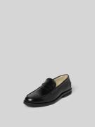 Duke & Dexter Loafer mit strukturierter Sohle in Black, Größe 46