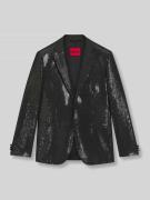 HUGO Extra Slim Fit Sakko mit Pailletten Modell 'ARTI254E1' in Black, ...