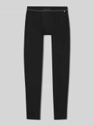 BOSS Lange Unterhose aus Baumwoll-Mix in Black, Größe L