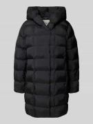 Calvin Klein Womenswear Schimmernder Steppmantel mit Kapuze in Black, ...