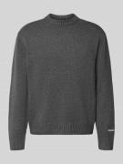 Jack & Jones Strickpullover mit Label-Stitching Modell 'NORREBRO' in D...