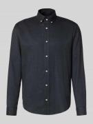 MCNEAL Freizeithemd mit Knopfleiste in Black, Größe L
