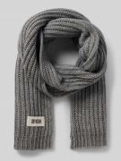 Drykorn Schal mit Alpaka-Anteil Modell 'CRONICA' in Mittelgrau Melange...