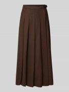 Weekend Max Mara Ausgestellter Wickelrock aus Schurwoll-Mix Modell 'FA...