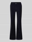 OPUS Flared Fit Cordhose in Cord-Optik Modell 'Ebbi' in Dunkelblau, Gr...