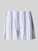 Hanro Boxershorts mit Label-Detail in Hellblau, Größe L
