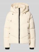 s.Oliver RED LABEL Regular Fit Steppjacke mit Kapuze in Offwhite, Größ...