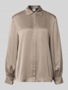 Emily Van den Bergh Regular Fit Bluse aus Viskose mit Knopfleiste in M...