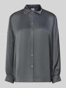 Emily Van den Bergh Regular Fit Bluse aus Viskose mit Knopfleiste in M...