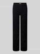 Soyaconcept Straight Fit Jeans mit Fransen Modell 'NADIRA' in Black, G...