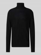 Jack & Jones Rollkragenpullover mit Strukturmuster Modell 'ROY' in Bla...