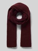 Pieces Schal mit Kaschmir-Anteil Modell 'MOELLA' in Dunkelrot, Größe 1