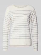 Fynch-Hatton Strickpullover mit überschnittenen Schultern in Offwhite,...