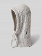 Polo Ralph Lauren Schalmütze aus Woll-Kaschmir-Mix in Hellgrau, Größe ...