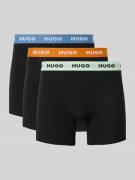HUGO Trunks aus Baumwoll-Mix im 3er-Pack in Black, Größe M