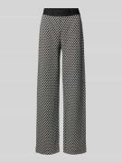 Raffaello Rossi Wide Leg Stoffhose mit elastischem Label-Bund Modell '...