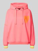 miss goodlife Oversized Hoodie aus Baumwoll-Mix in Pink, Größe L